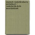 Deutsch-Niederländische Wörterbuch / Nederlands-Duits Woordenboek