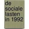 De sociale lasten in 1992 by C. Vermeersch