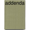 Addenda by P. van Robayes