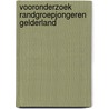 Vooronderzoek randgroepjongeren gelderland door J.C.A. van Acker