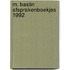 M. bastin afsprakenboekjes 1992