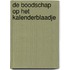 De boodschap op het kalenderblaadje