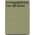 Onmogelykheid van de kunst