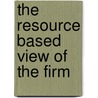 The resource based view of the firm by H. Wiekhart