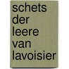 Schets der leere van lavoisier door Marum