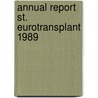 Annual report st. eurotransplant 1989 door Persyn