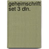 Geheimschrift set 3 dln. door Vugt