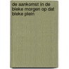 De aankomst in de bleke morgen op dat bleke plein by Dimitri Verhulst