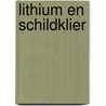 Lithium en schildklier by Oomen