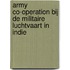 Army co-operation bij de militaire luchtvaart in Indie