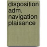 Disposition adm. navigation plaisance door Deseck