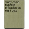 Study comp. hypnotic efficacies etc night duty door Onbekend