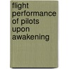 Flight performance of pilots upon awakening by Unknown