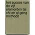 Het succes van de vijf elementen Tai Chi en Qi Gong methode