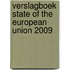 Verslagboek State of the European Union 2009