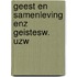 Geest en samenleving enz geistesw. uzw