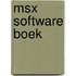 Msx software boek