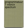 Programmatuur 1 voorzx spectrum door Rosemary Rogers