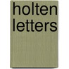 Holten letters door Krosenbrink