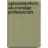 Opbouwwerkers als mondige professionals