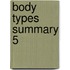 Body types summary 5