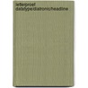 Letterproef datatype/diatronic/headline by Unknown