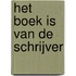 Het boek is van de schrijver