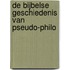 De bijbelse geschiedenis van Pseudo-Philo