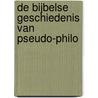 De bijbelse geschiedenis van Pseudo-Philo door P. van 'T. Riet