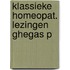 Klassieke homeopat. lezingen ghegas p