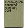 Archeologisch onderzoek Roomburg 2003 door Onbekend