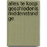 Alles te koop geschiedenis middenstand ge