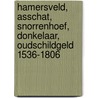 Hamersveld, Asschat, Snorrenhoef, Donkelaar, oudschildgeld 1536-1806 door J. Verduin