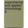 Experimental and applied entomology 6 door Onbekend