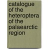 Catalogue of the Heteroptera of the Palaearctic region door Onbekend