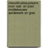 Classificatiesysteem voor laat- en post middeleeuws aardewerk en glas
