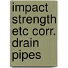 Impact strength etc corr. drain pipes by Dierickx