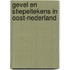 Gevel en stiepeltekens in oost-nederland