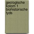 Geologische kolom 1 biohistorische tyds