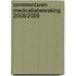 Commentaren Medicatiebewaking 2008/2009