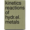 Kinetics reactions of hydr.el. metals door Korsse