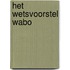 Het wetsvoorstel Wabo