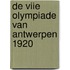 De VIIe Olympiade van Antwerpen 1920