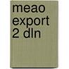 Meao export 2 dln door Veldman