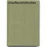 Chauffeursinstructies door P. Roos