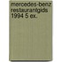 Mercedes-benz restaurantgids 1994 5 ex.