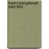 Herinneringsboek Bildt 500