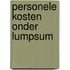 Personele kosten onder Lumpsum