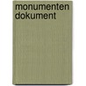 Monumenten dokument door Onbekend