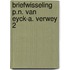 Briefwisseling P.N. van Eyck-A. Verwey 2